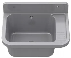 Zorg évier Paron Granitan avec robinet de cuisine extensible - Gris